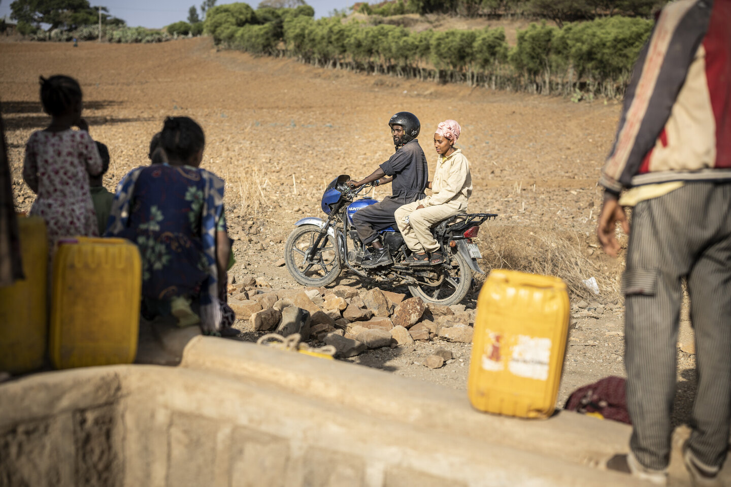 Hareg auf dem  Motorrad