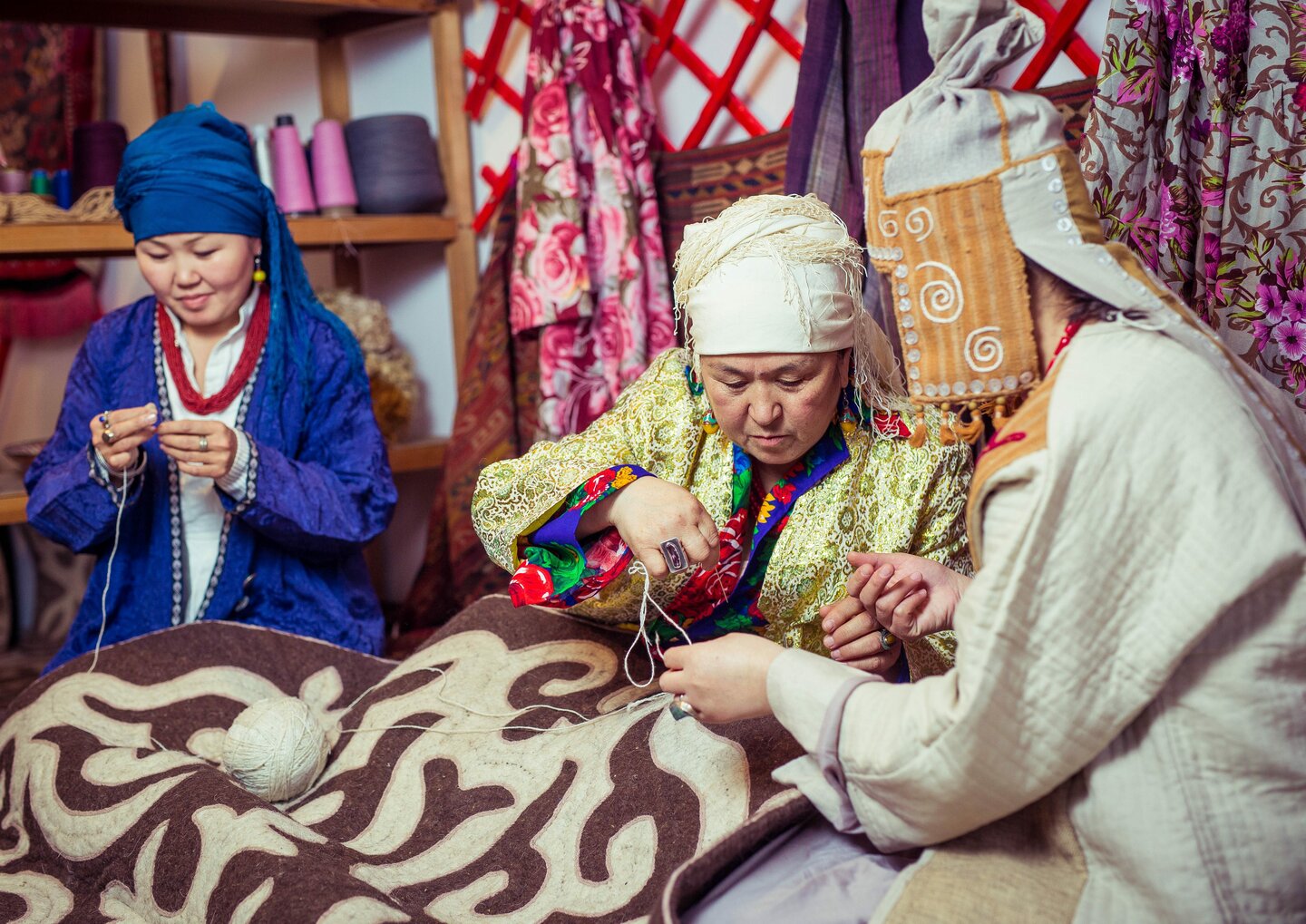 Women artisans in Alay and Chon-Alay | © Helvetas