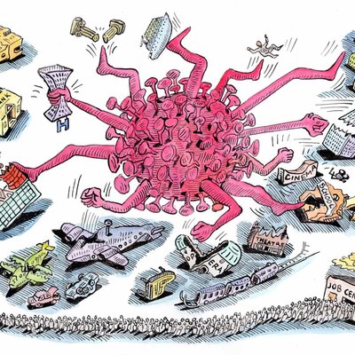 © Andrzej Krauze/The Guardian 