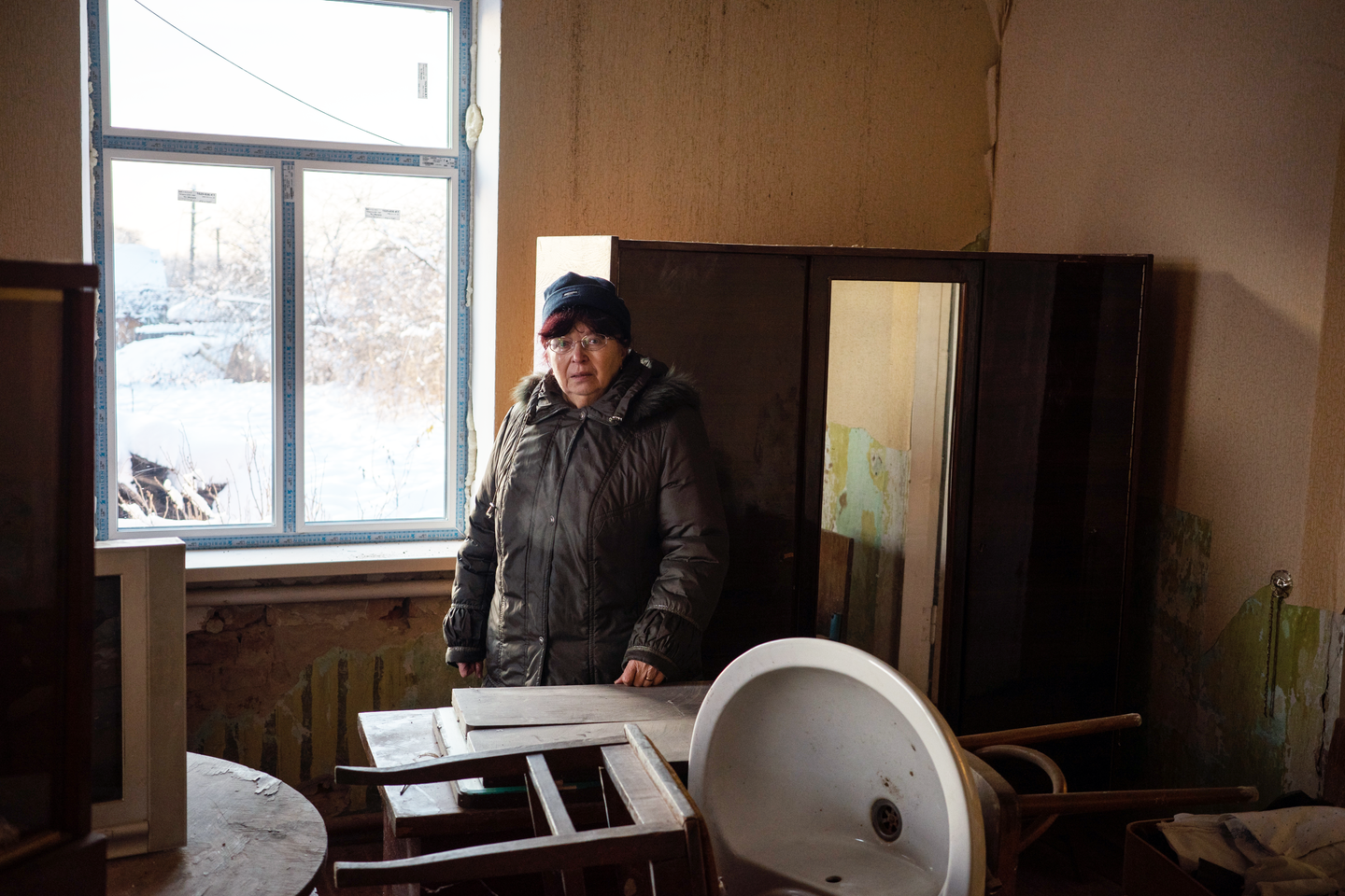 Valentyna Horetska participates in Helvetas' Cash for Repairs Program | © Helvetas/Lesha Berezovskiy