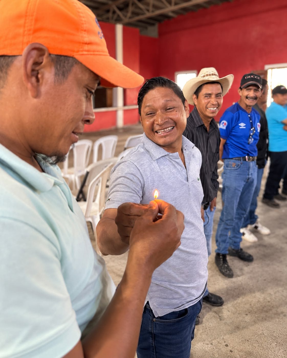 Grupo participante de una actividad territorial del Lote 9