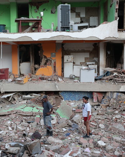 Devastation through earthquake in Venezuela, June 2026, Cesvi and Helvetas emergency response | © Cesvi