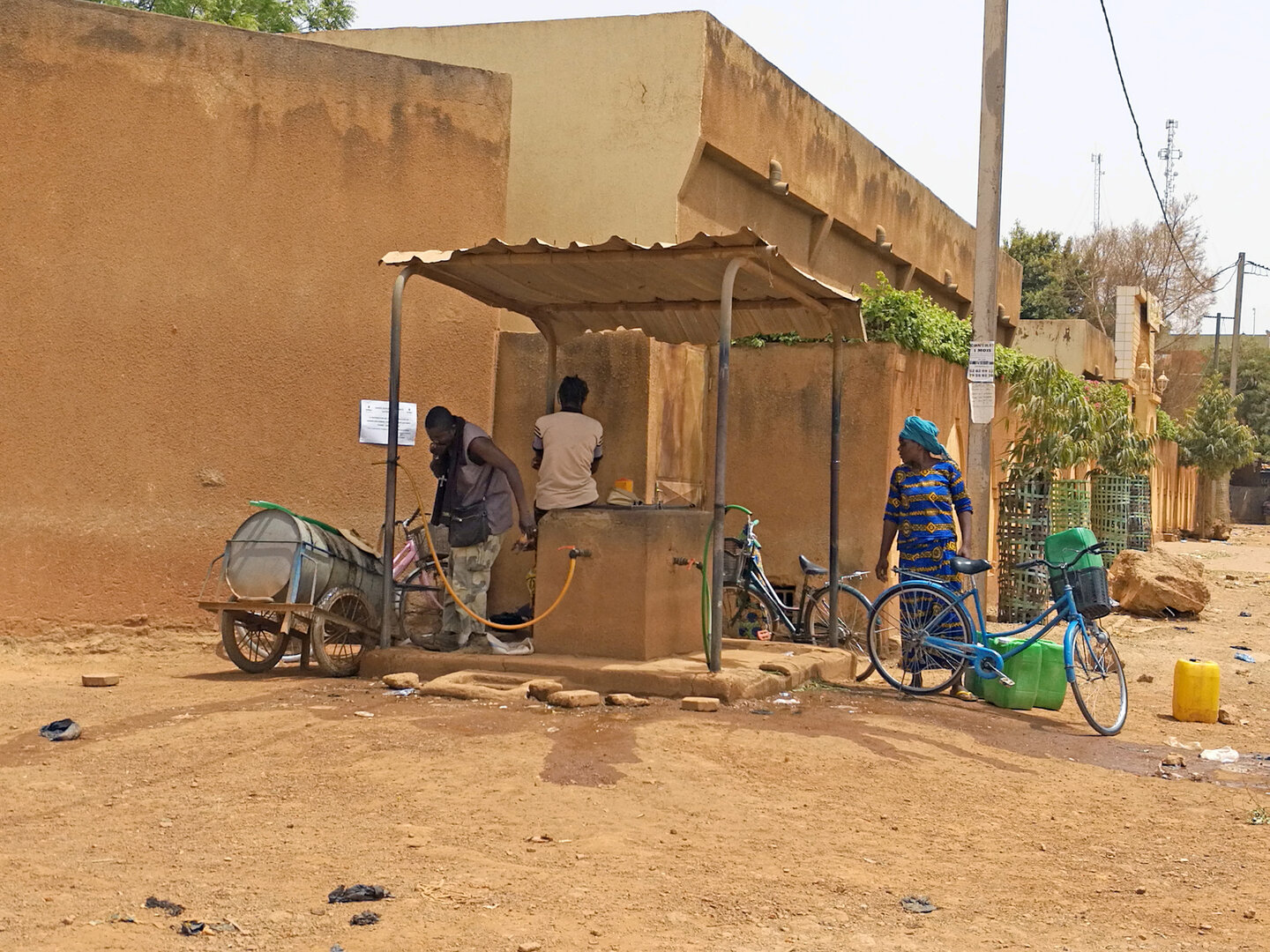 Public Fountain in Ouagadougou, Burkina Faso | © Franca Roiatti