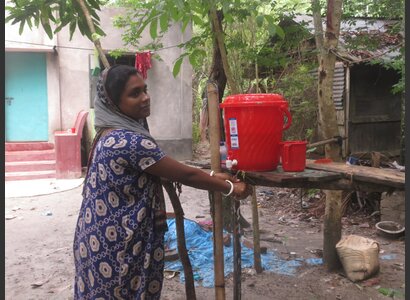 Bangladesch: mobile Handwaschstationen | © Helvetas Bangladesh