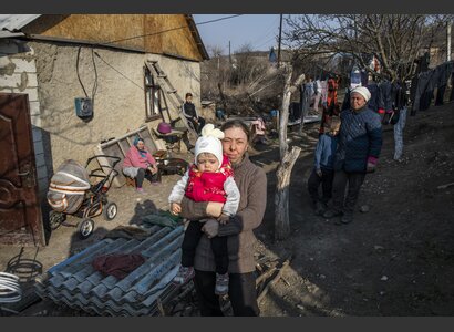Une famille d'accueil moldave à Căuşeni | © Helvetas / Patrick Rohr