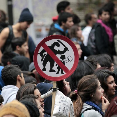 CHILE STUDENTEN PROTEST | © Keystone/EPA/Felipe Trueb