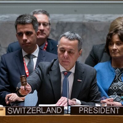 Ignazio Cassis und Pascale Baeriswyl UN New York  | © Eskinder Debebe / United Nation